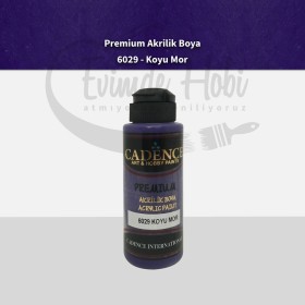 Premium Akrilik Boya 6029 Koyu Mor 120ML