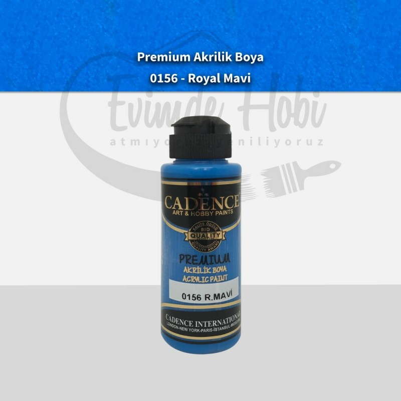 Premium Akrilik Boya 0156 Royal Mavi 120ML