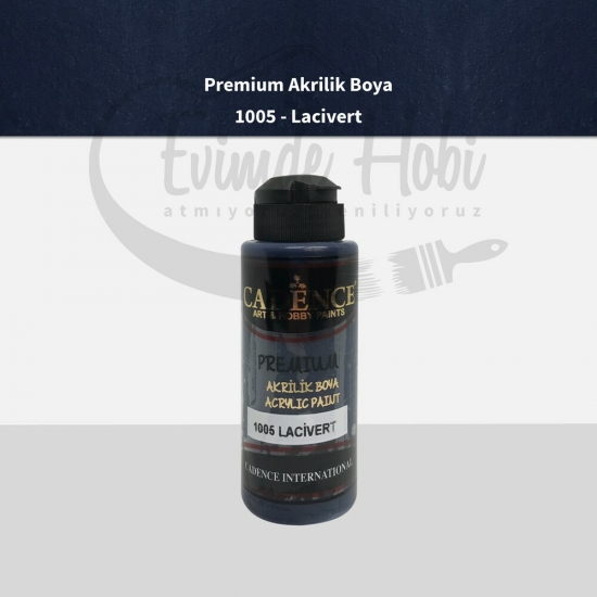 Premium Akrilik Boya 1005 Lacivert 120ML