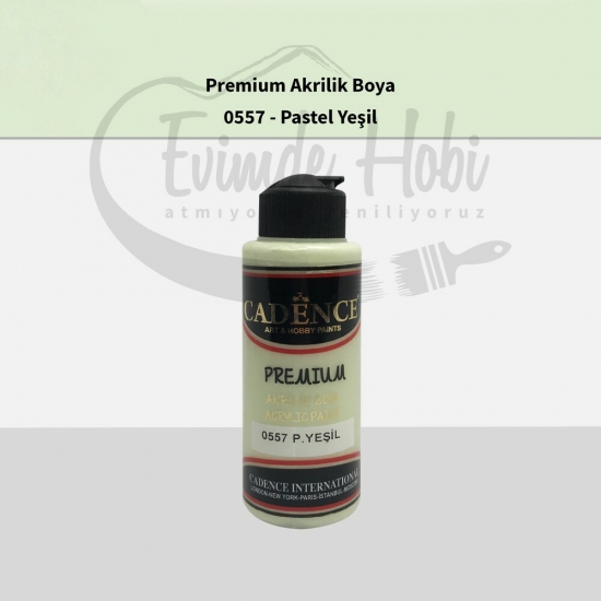 Premium Akrilik Boya 0557 Pastel Yeşil 120ML