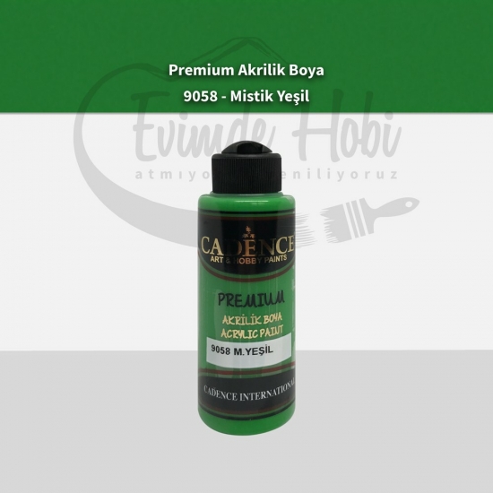 Premium Akrilik Boya 9058 M.Yeşil 120ML