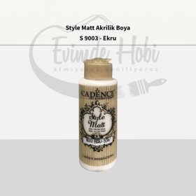 S9003 Ekru  Mat Akrilik Boya 120ML