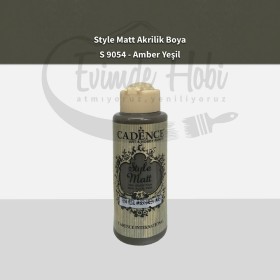 S9054 Amber Yeşil  Mat Akrilik Boya 120ML