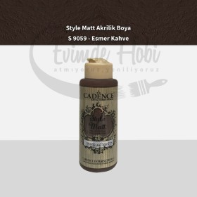 S9059 Esmer Kahve  Mat Akrilik Boya 120ML