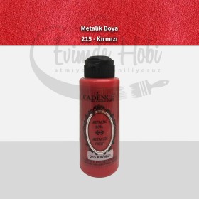 215 Kırmızı Cadence Ham Yüzeyler İçin Metalik Boya 120ML