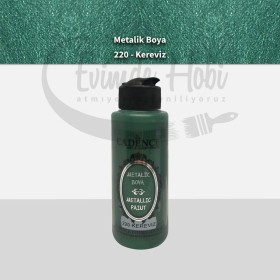 220 Kereviz Cadence Ham Yüzeyler İçin Metalik Boya 120ML