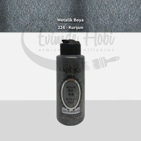 226 Kurşun Cadence Ham Yüzeyler İçin Metalik Boya 120ML