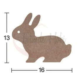 Tavşan Ham Ahşap H064
