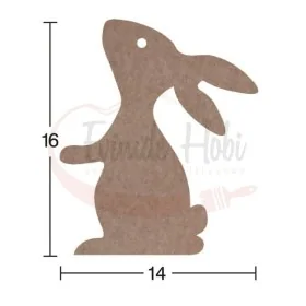 Tavşan Ham Ahşap H065
