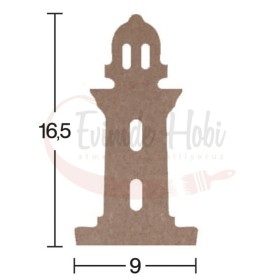 Deniz Feneri Ham Ahşap H088