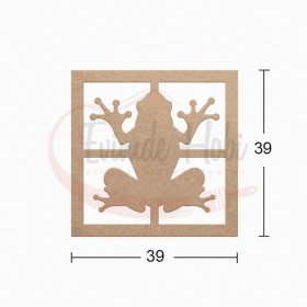 Dekoratif Duvar Süsü Ham Ahşap DS026