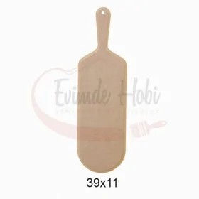 Uzun Oval Ahşap Supla Sunumluk L128