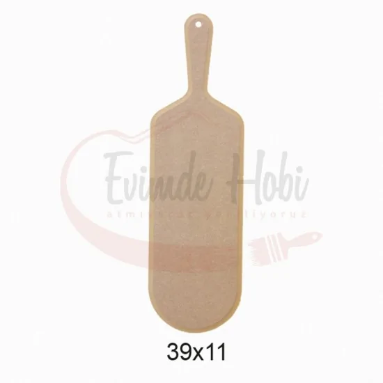 Uzun Oval Ahşap Supla Sunumluk L128