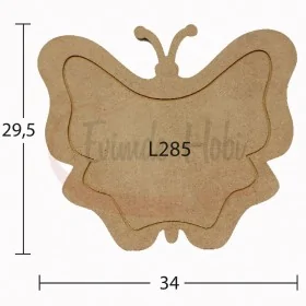 Kelebek Supla Ahşap L285