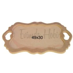 Dekupaj Ahşap Tepsi T701