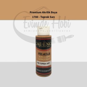 Premium Akrilik Boya 1780 Toprak Sarı 70ML