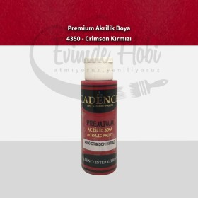 Premium Akrilik Boya 4350 Crimson Kırmızı 70ML