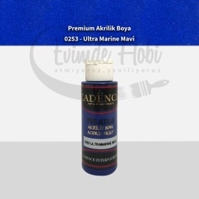 Premium Akrilik Boya 0253 Ultra Marine Mavi 70ML