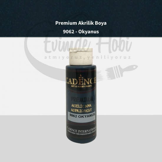 Premium Akrilik Boya 9062 Okyanus 70ML