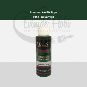 Premium Akrilik Boya 9052 Koyu Yeşil 70ML