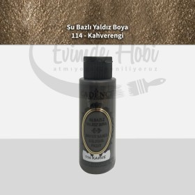 114 Kahverengi Cadence Su Bazlı Yaldız Boya 70ML