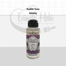 Cadence Metalik Gümüş Kadife Tozu 120ML