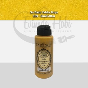 109 Simli Altın Cadence Su Bazlı Yaldız Boya 120ML