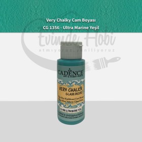 Cadence Very Chalky Cam Boyası CG1356 Ultramarine Yeşil 59ML