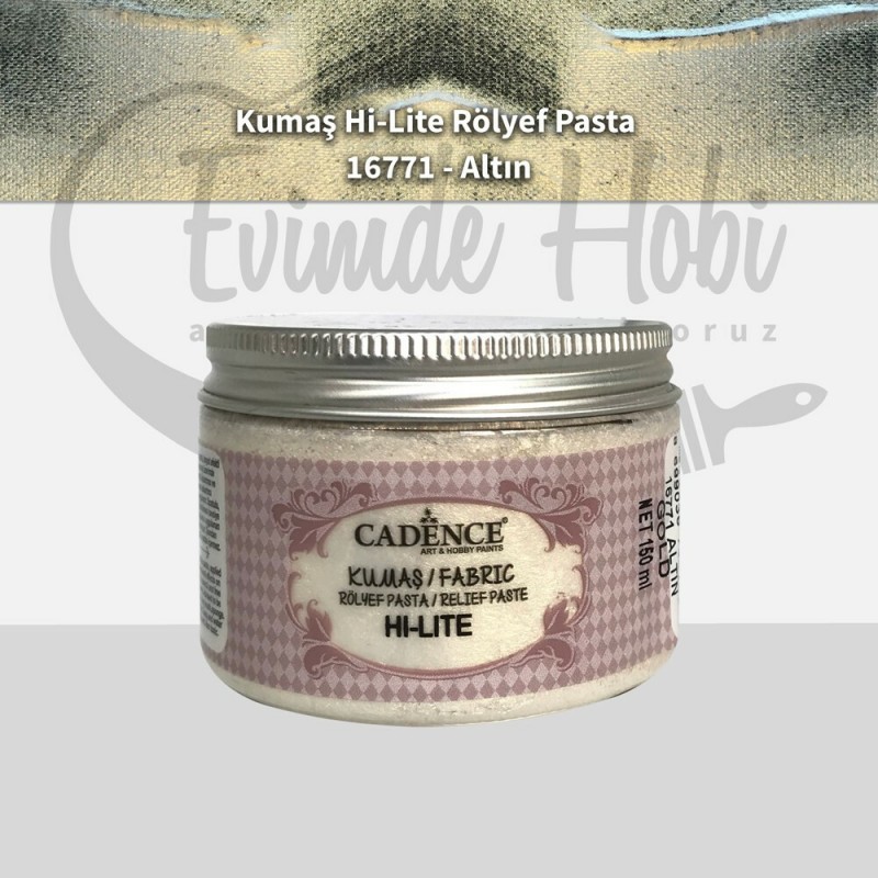 HiLite Kumaş Pasta - 16771 Altın