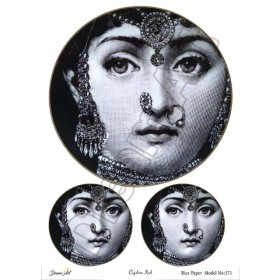 Model 371 DreamArt Fornasetti Pirinç Dekopaj Kağıdı