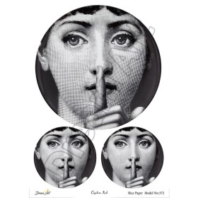 Model 372 DreamArt Fornasetti Pirinç Dekopaj Kağıdı