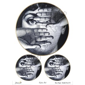 Model 373 DreamArt Fornasetti Pirinç Dekopaj Kağıdı