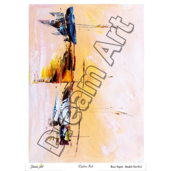 Model 912 DreamArt Pirinç Dekopaj Kağıdı Model 912 DreamArt Pirinç Dekopaj Kağıdı