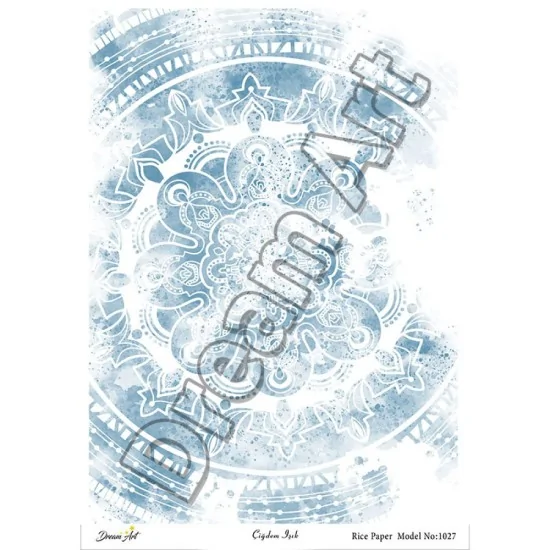 Model 1027 DreamArt Pirinç Dekopaj Kağıdı Model 1027 DreamArt Pirinç Dekopaj Kağıdı