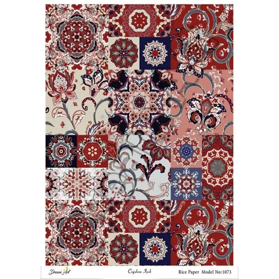 Model 1073 DreamArt Pirinç Dekopaj Kağıdı Model 1073 DreamArt Pirinç Dekopaj Kağıdı