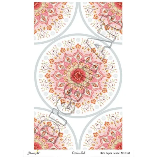 Model 1361 DreamArt Pirinç Dekopaj Kağıdı Model 1361 DreamArt Pirinç Dekopaj Kağıdı