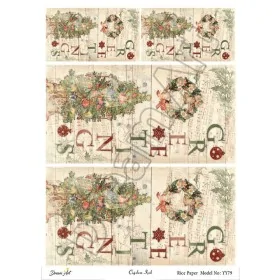 Model YY79 DreamArt Pirinç Dekopaj Kağıdı