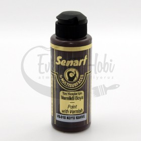 Senart Vernikli Boya VB018 Koyu Kahve 120ml