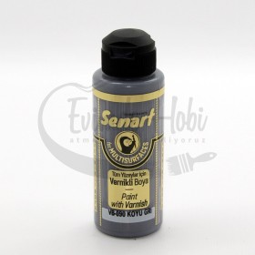 Senart Vernikli Boya VB090 Koyu Gri 120ml