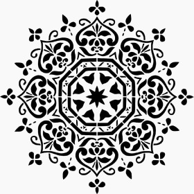 Mandala Model EHD66 Stencil 20x20 cm