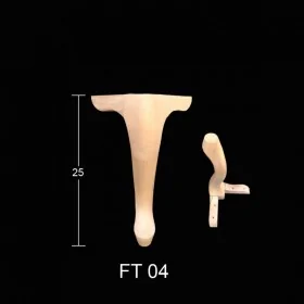 Ahşap Ayak Köşe Mobilya Ayağı FT04