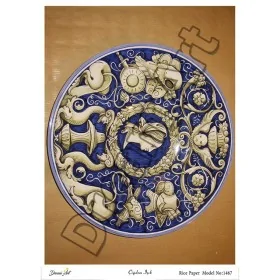 Model 1467 DreamArt Pirinç Dekopaj Kağıdı