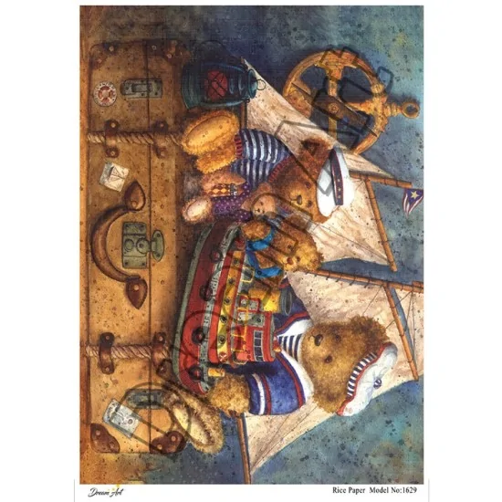 Model 1629 DreamArt Pirinç Dekopaj Kağıdı Model 1629 DreamArt Pirinç Dekopaj Kağıdı