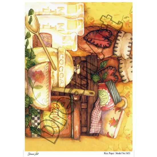 Model 1651 DreamArt Pirinç Dekopaj Kağıdı Model 1651 DreamArt Pirinç Dekopaj Kağıdı