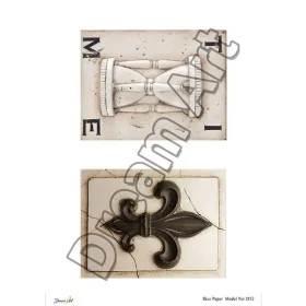 Model 1852 DreamArt Pirinç Dekopaj Kağıdı