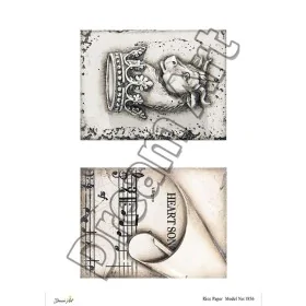 Model 1856 DreamArt Pirinç Dekopaj Kağıdı