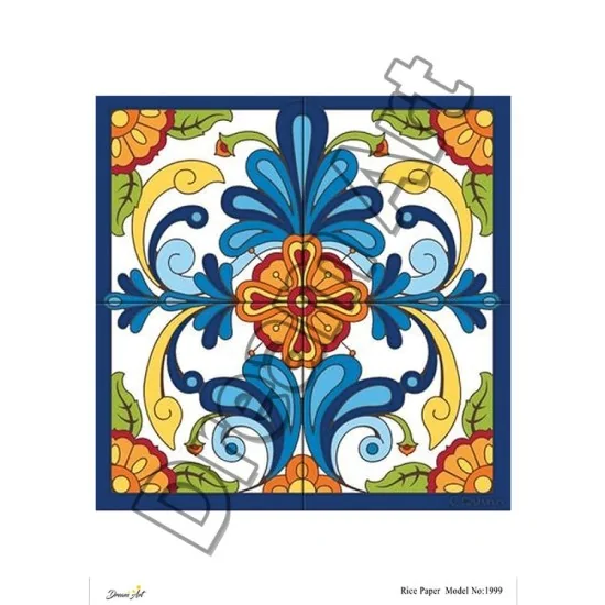 Model 1999 DreamArt Pirinç Dekopaj Kağıdı Model 1999 DreamArt Pirinç Dekopaj Kağıdı