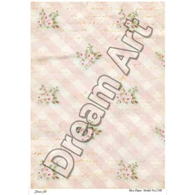 Model 2108 DreamArt Pirinç Dekopaj Kağıdı