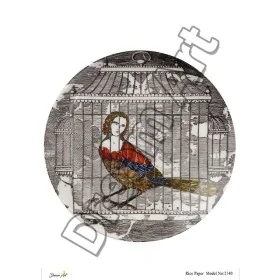Model 2140 DreamArt Pirinç Dekopaj Kağıdı