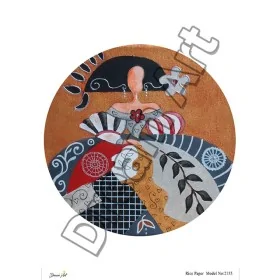 Model 2155 DreamArt Pirinç Dekopaj Kağıdı